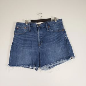 Madewell high rise denim shorts